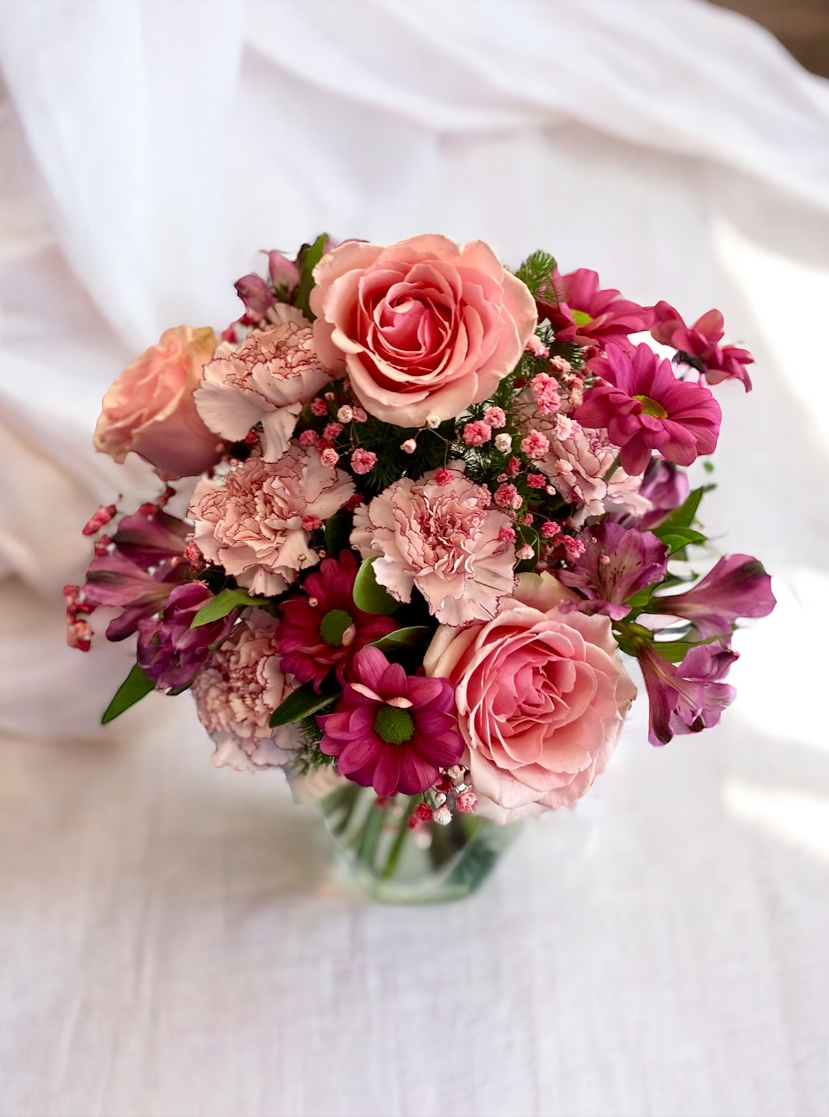 Blushing Blooms Bouquet